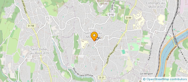 localisation de l'entreprise H4P  SAINT-CYR-AU-MONT-D'OR