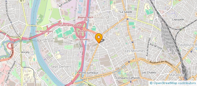 localisation de l'entreprise H55 FRANCE  TOULOUSE