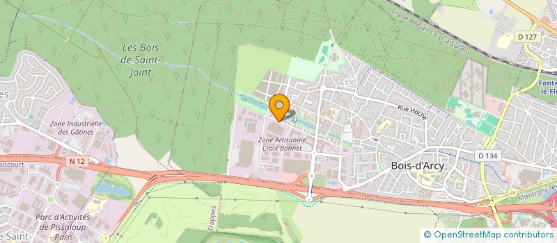 localisation de l'entreprise H6 PHARMA  BOIS-D'ARCY