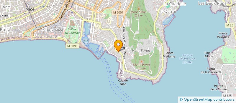 localisation de l'entreprise H77 à NICE