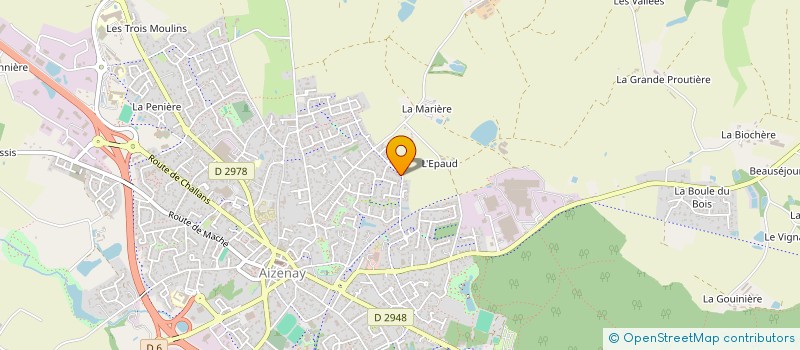 localisation de l'entreprise H7A3 à AIZENAY