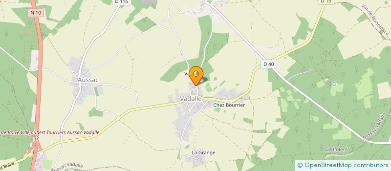 localisation de l'entreprise H7G6 à AUSSAC-VADALLE