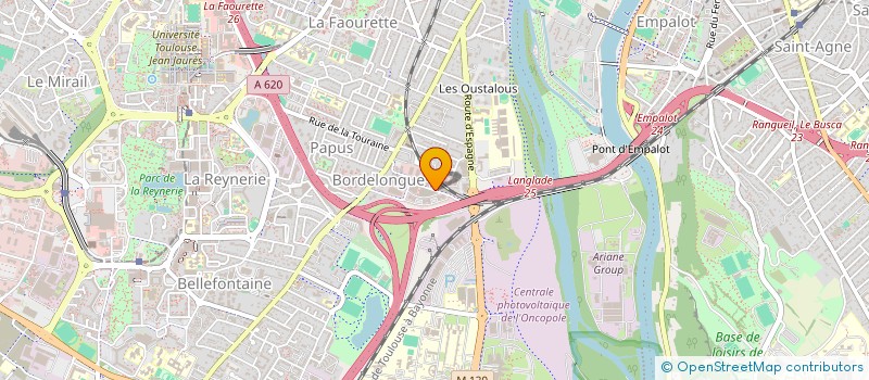 localisation de l'entreprise H810  TOULOUSE