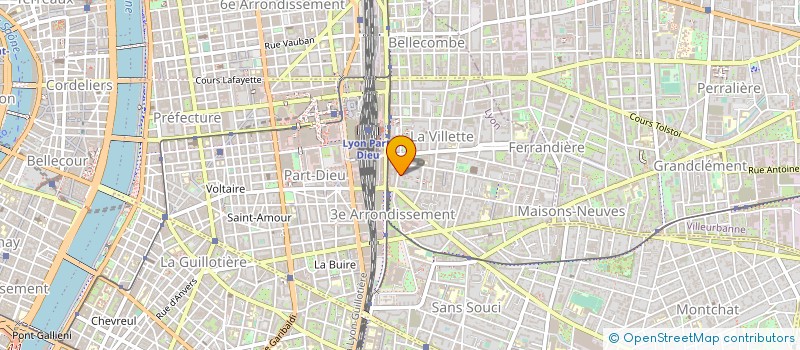 localisation de l'entreprise H8F7.COM  LYON