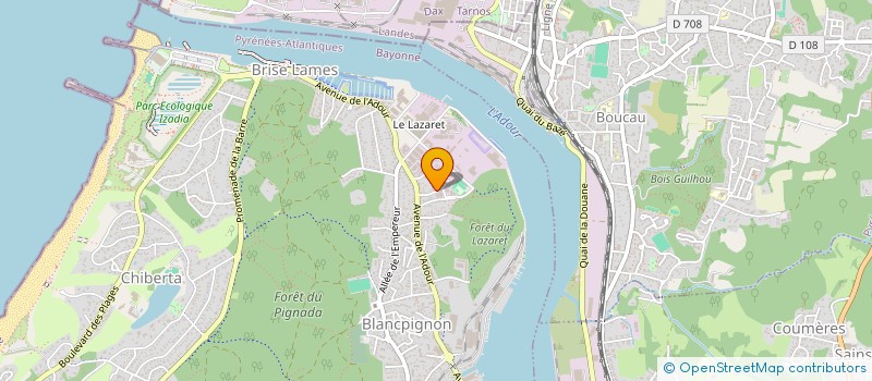 localisation de l'entreprise H9  ANGLET