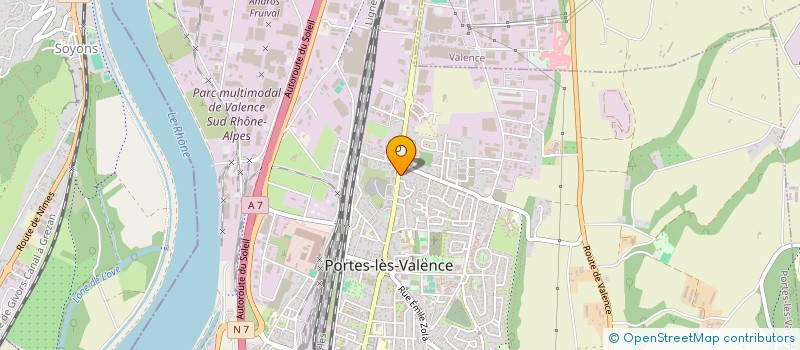 localisation de l'entreprise HA  PORTES-LES-VALENCE