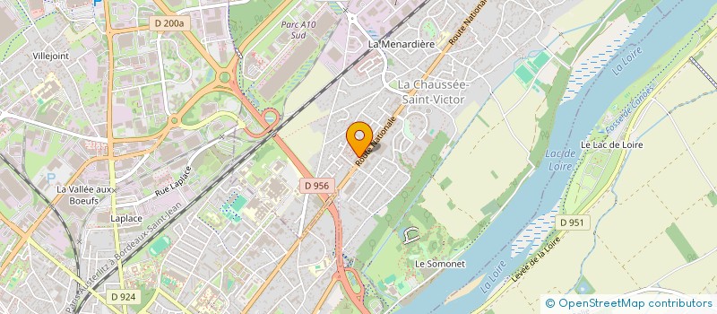 localisation de l'entreprise HA AUTO  LA CHAUSSEE-SAINT-VICTOR