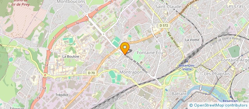 localisation de l'entreprise HA AUTO  BESANCON