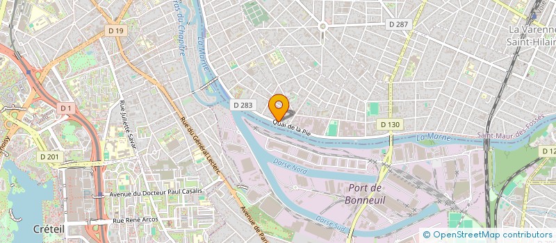 localisation de l'entreprise HA BATT' à SAINT-MAUR-DES-FOSSES