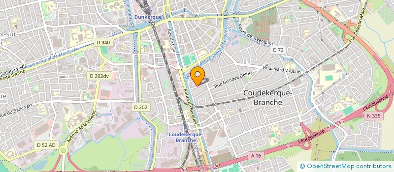 localisation de l'entreprise HA BOLLENGIER  COUDEKERQUE-BRANCHE