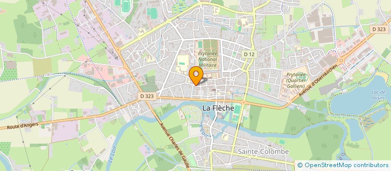 localisation de l'entreprise HA COIFFEUR  LA FLECHE