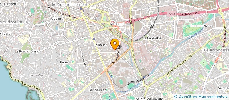 localisation de l'entreprise HA COIFFURE à MARSEILLE