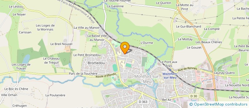 localisation de l'entreprise HA COLOMBIER à MONTFORT-SUR-MEU