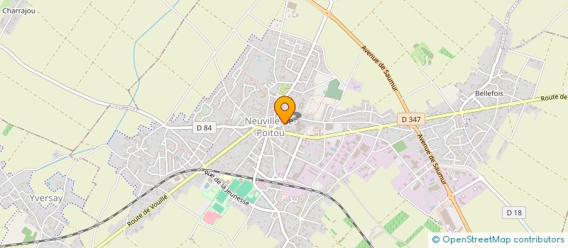 localisation de l'entreprise HA!COM  NEUVILLE-DE-POITOU