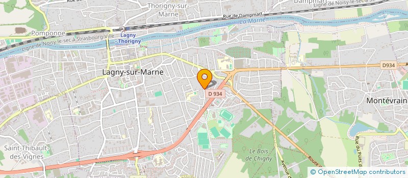 localisation de l'entreprise HA CONSEIL  LAGNY-SUR-MARNE