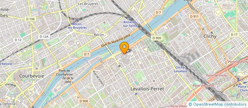 localisation de l'entreprise HA CONSEILS à LEVALLOIS-PERRET