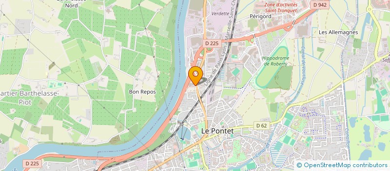 localisation de l'entreprise HA CONSTRUCTION  LE PONTET