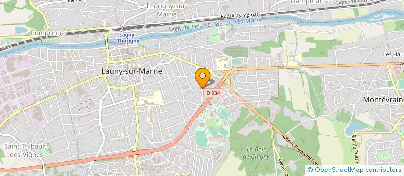 localisation de l'entreprise HA DIFFUSION à LAGNY-SUR-MARNE