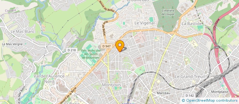 localisation de l'entreprise HA.FR à LIMOGES