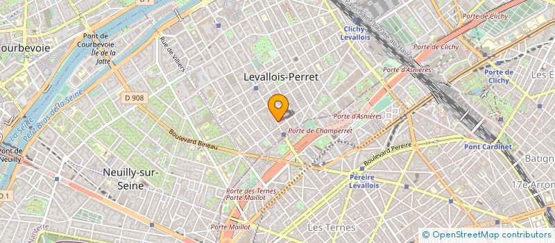 localisation de l'entreprise HA HA COMPAGNIE à LEVALLOIS-PERRET