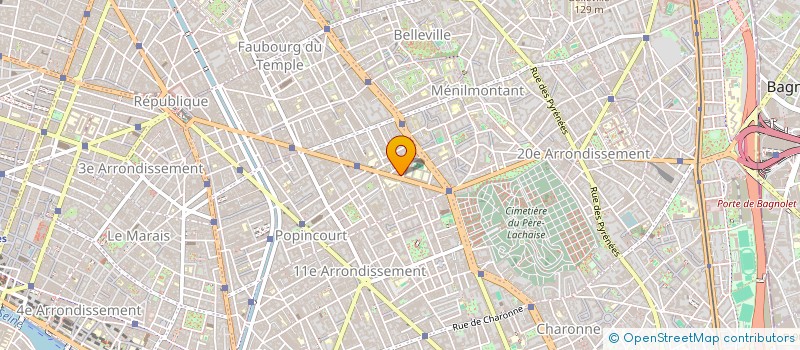 localisation de l'entreprise HA HA INC.  PARIS