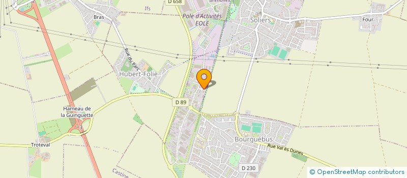 localisation de l'entreprise HA HOLDING  BOURGUEBUS