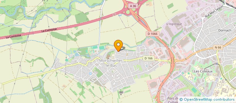 localisation de l'entreprise HA IMMO  MORSCHWILLER-LE-BAS