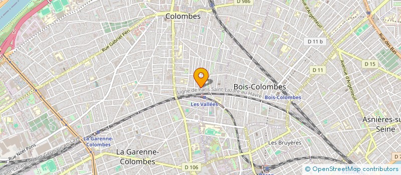 localisation de l'entreprise HA LAVAGE à COLOMBES
