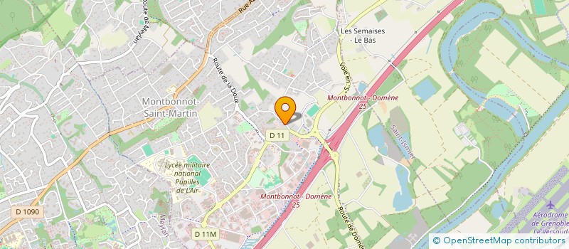 localisation de l'entreprise HA.MA.HE  MONTBONNOT-SAINT-MARTIN