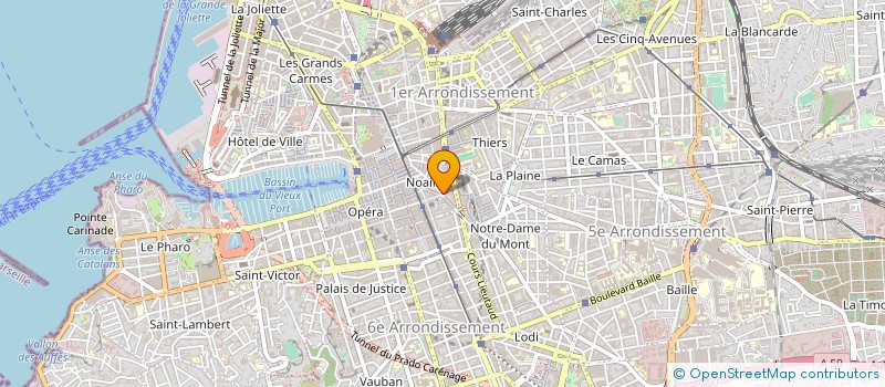 localisation de l'entreprise HA.QUI (HABITAT QUINCAILLERIE EURL)  MARSEILLE