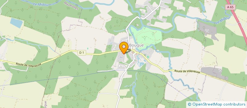 localisation de l'entreprise HA RAMONAGE  BOUGUE