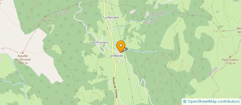 localisation de l'entreprise HA'RAS DU FIER  LA BALME DE THUY