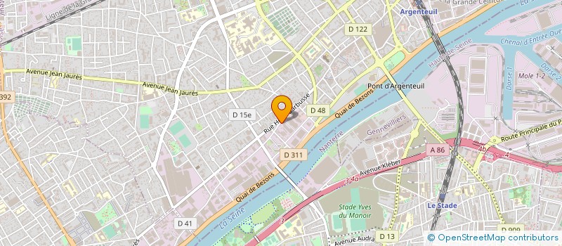 localisation de l'entreprise HA RESTAURATION  ARGENTEUIL