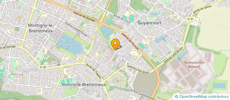 localisation de l'entreprise HA SAFAE  GUYANCOURT