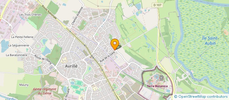 localisation de l'entreprise HA SERVICES à AVRILLE