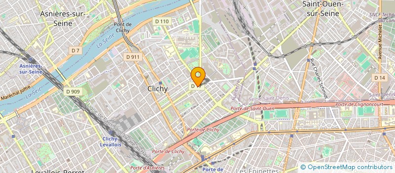 localisation de l'entreprise HA SOFTWARE ENGINEERING à CLICHY