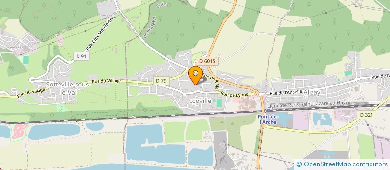 localisation de l'entreprise HA2M  IGOVILLE