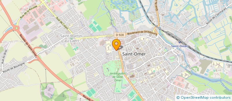 localisation de l'entreprise HAABITAT à SAINT-OMER