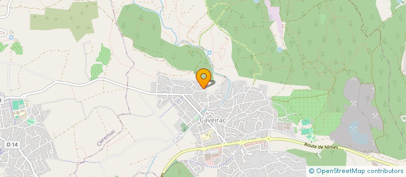 localisation de l'entreprise HAAH  CAVEIRAC