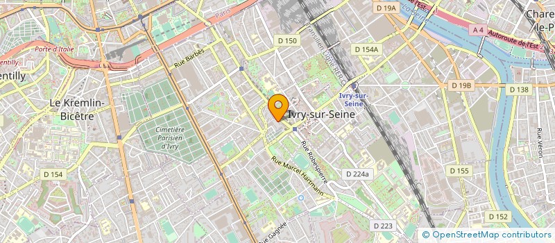 localisation de l'entreprise HAALYS à IVRY-SUR-SEINE