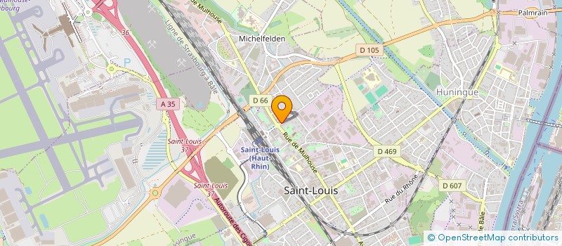 localisation de l'entreprise HAAS à SAINT-LOUIS