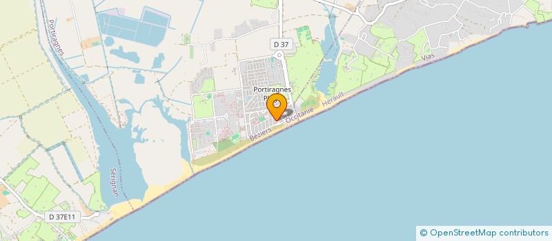 localisation de l'entreprise HAAS & FILS  PORTIRAGNES