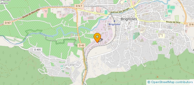localisation de l'entreprise HAAS GERARD ET FILS à BRIGNOLES