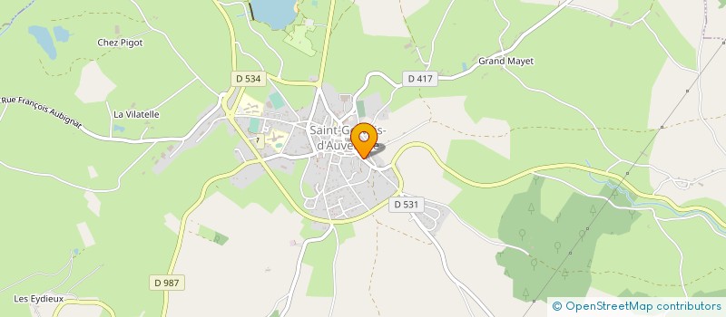 localisation de l'entreprise HAB  SAINT-GERVAIS-D'AUVERGNE