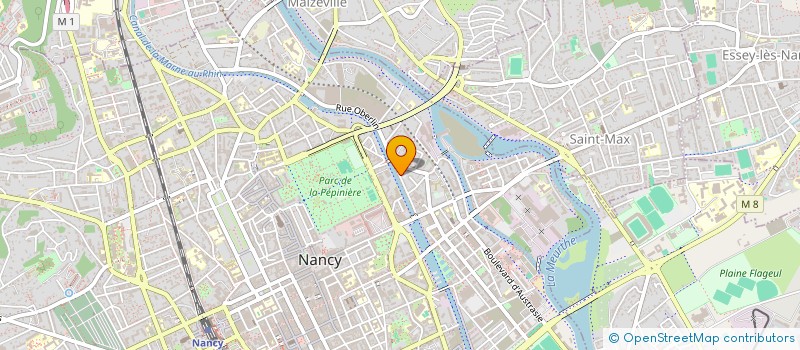 localisation de l'entreprise HAB  NANCY