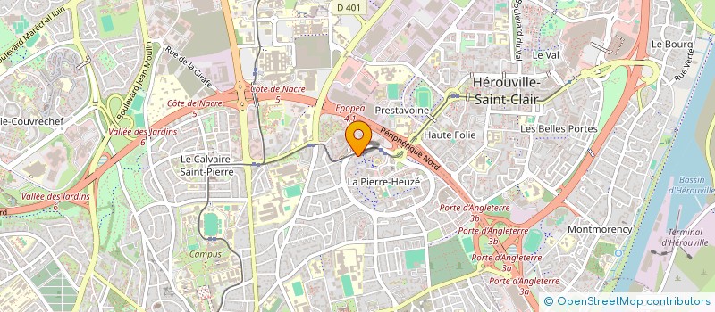 localisation de l'entreprise HAB BTP S.A.S. à CAEN