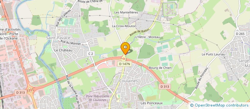 localisation de l'entreprise HAB & CO à SAINT-PAVACE