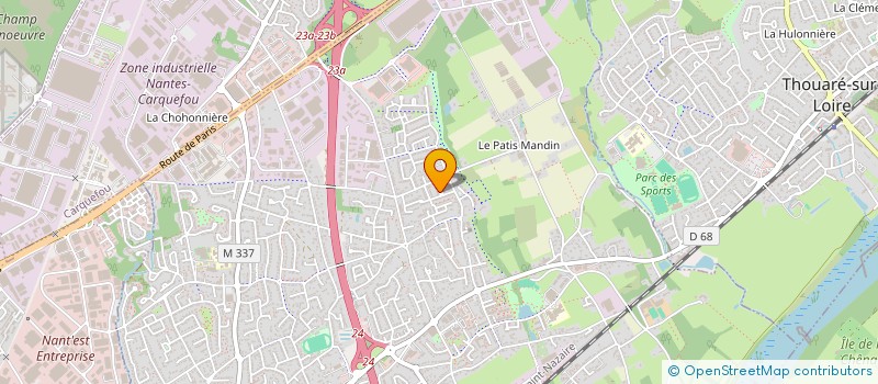 localisation de l'entreprise HABA ET FILS  SAINTE-LUCE-SUR-LOIRE