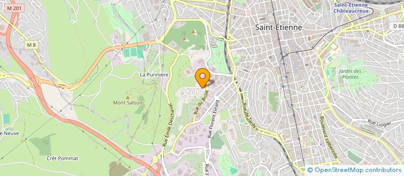 localisation de l'entreprise HABABINOUR  SAINT-ETIENNE