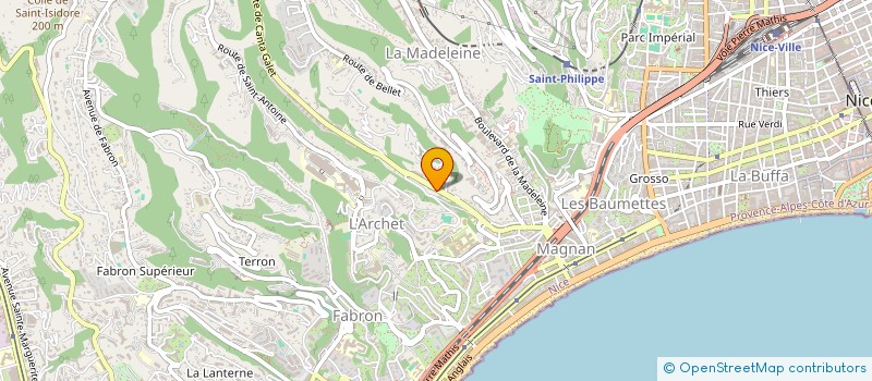 localisation de l'entreprise HABAIT à NICE